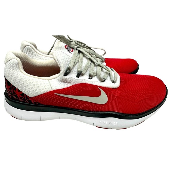 Nike Free Trainer V7 Ohio State Buckeyes Size 9 / Running Shoes Men's AA0881-605 - Picture 1 of 9